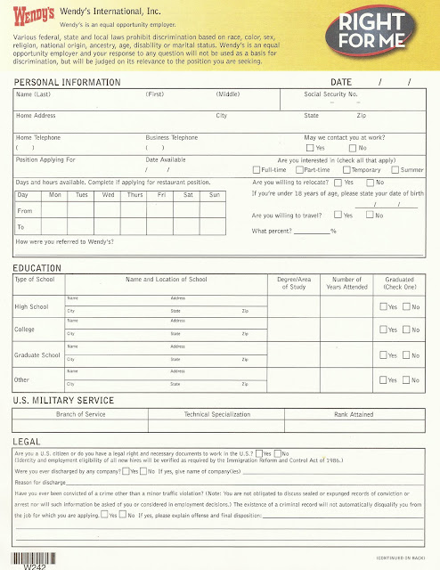 Job Application Form