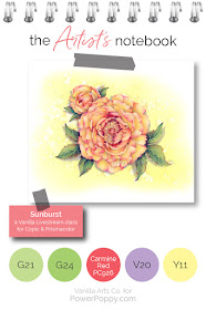 Want to improve your Copic Marker or colored pencil coloring? Power Poppy’s guest author Amy Shulke from VanillaArts.com offers artistic coloring tips for Copic Markers or colored pencil. | VanillaArts.com | #realistic #howtocolor #copic