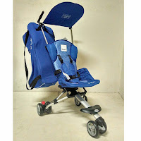 Kereta Bayi LightWeight CocoLatte CL08 iSport Big Polkadot Blue