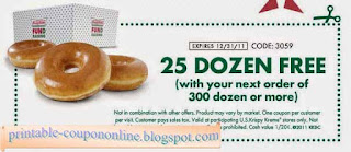 Free Printable Krispy Kreme Coupons