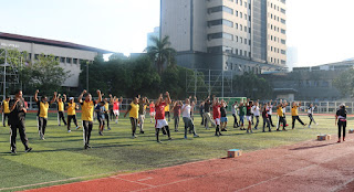 Perwakilan 51 Kampus Giat Olahraga Bersama Kapolda Metro Jaya