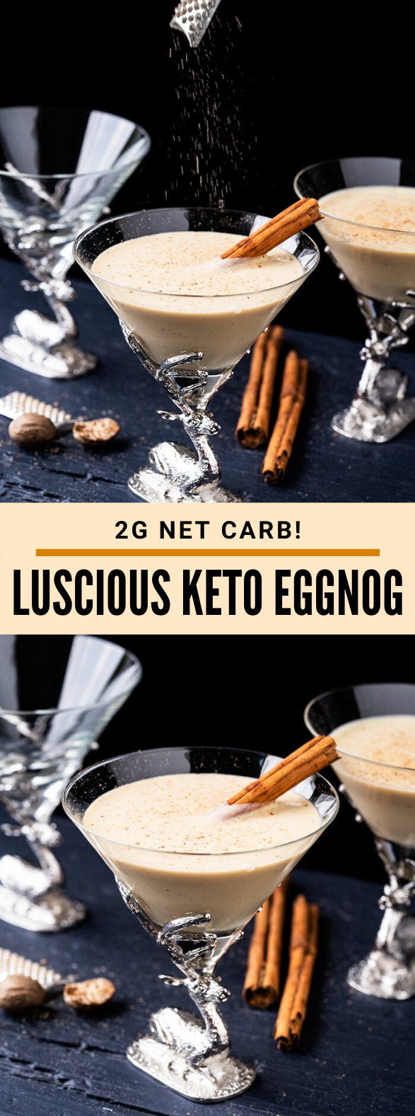 Luscious Homemade Eggnog 🎁 gluten free, keto & paleo #drinks #healthy