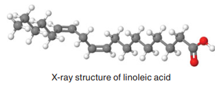X-ray structure of linoleic acid