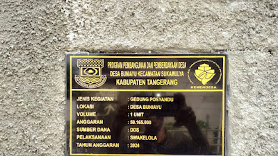 Masyarakat Kampung Gegunung Lor Desa  Buniayu Segera Memiliki Gedung Posyandu Multifungsi