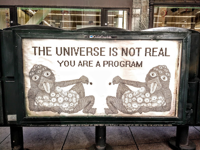 the universe is not real