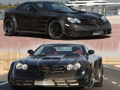 ASMA Design have modded the MercedesBenz McLaren sports cars SLR 722 to 