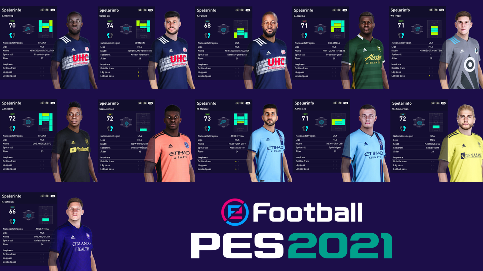 eFootball PES 2021 [PC] MLS Facepack 2022