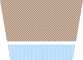 Brown and Light Blue Free Printable  Labels.
