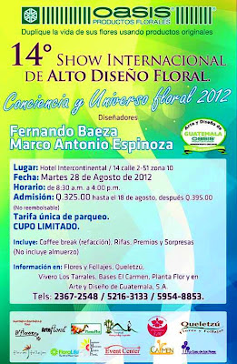 14° Show Internacional de Alto Diseño Floral 2012  OASIS