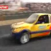 Extreme Stunt Of Car.