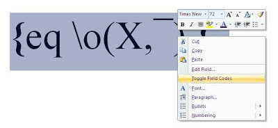 Membuat Simbol X-bar di Ms Word  GUVYSIDOG