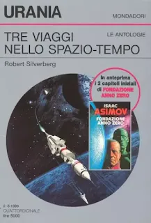 La copertina di Tre viaggi nello spazio-tempo - Urania 1204