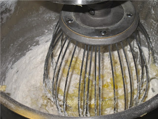 Mixing the Dough on Low Speed