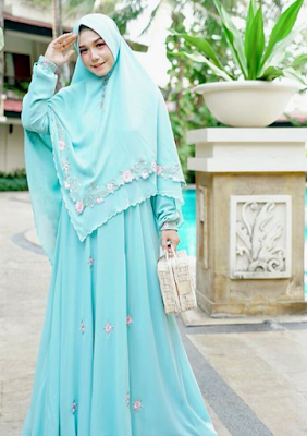 Model Baju Gamis Syar'i Terbaru 2019