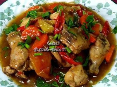 Ayam Masak Halia Ringkas Dan Sedap