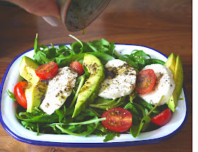 Caprese Salad Recipe The Betty Stamp Lemon Basil Dressing