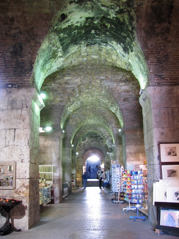 Split. Diocletian palace basement