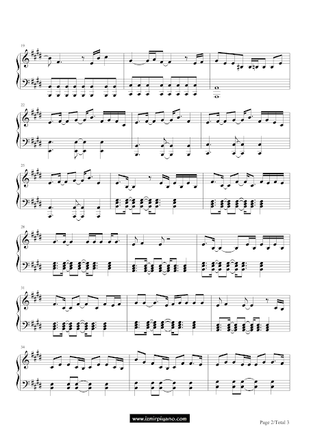 How Far I'll Go Piyano Notaları