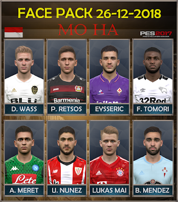 PES 2017 Facepack 26-12-2018 by Mo Ha