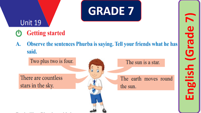 Class 7 (Unit 19) Part II