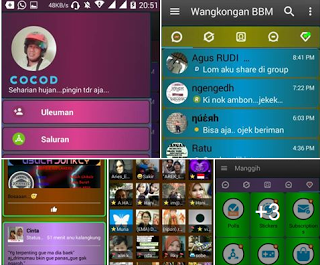BBM Mod Kelap - Kelip (Disco) Apk for Android
