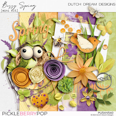New! mini Kit ~ Buzzy Spring by Dutch Dream Designs