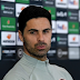 Mikel Arteta reacts as Arsenal appoints new coach