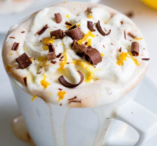 Orange Hot Chocolate #drinks #comfortdrink