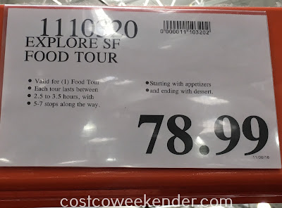 Deal for the Explore SF Food Tour at Costco