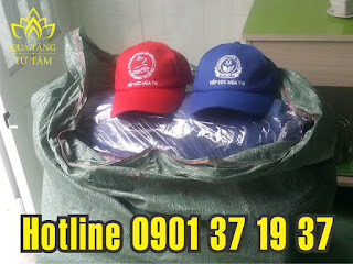 Cơ sở may mũ nón giá rẻ, thêu logo mũ nón giá rẻ, in logo mũ nón giá rẻ