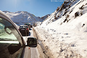 We drove through the Atlas Mountains with snow, (viagemobmarrocosdez )