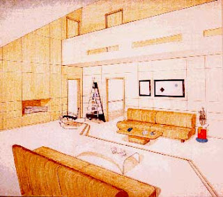 interior design drawing sketches