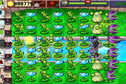 Plants vs Zombie MOD unlimited Sun apk terbaru