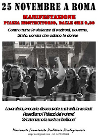 Roma 25 novembre - manifestazione nazionale delle lavoratrici