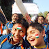 Cheering for India's victory in ICC World Cup