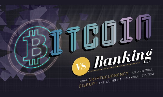 image: Bitcoin Vs Banking #infographic