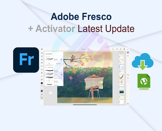 Adobe Fresco 5.5.0.1380 + Activator Latest Update