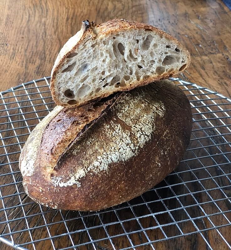 Pan de masa madre natural