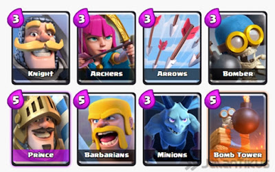 Kumpulan Battle Deck Clash Royale Arena 3 Terbaik (Winning Strategy) Control