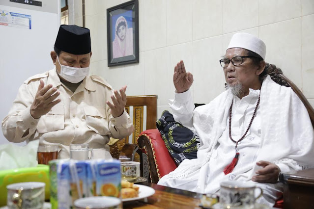 Kunjungi Jatim, Prabowo Silaturahmi ke Ponpes Walisongo dan Al-Qodiri