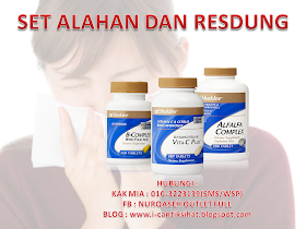 set alahan shaklee, set resdung shaklee, alergi, ahli shaklee, cod masjid tanah, shaklee masjid tanah