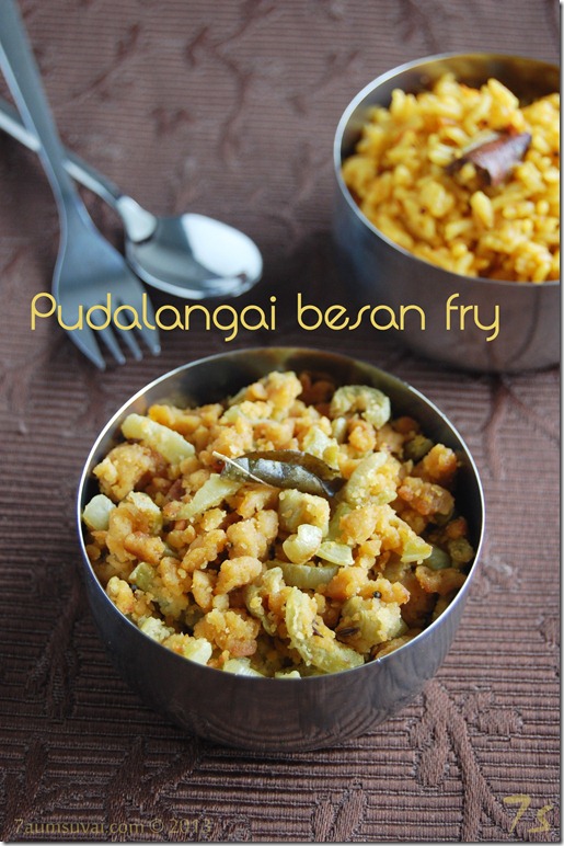 Pudalangai besan fry