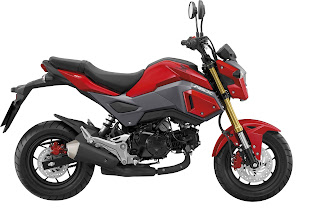 Honda MSX125 2016 red