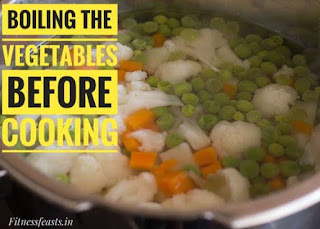 Boiling vegetables