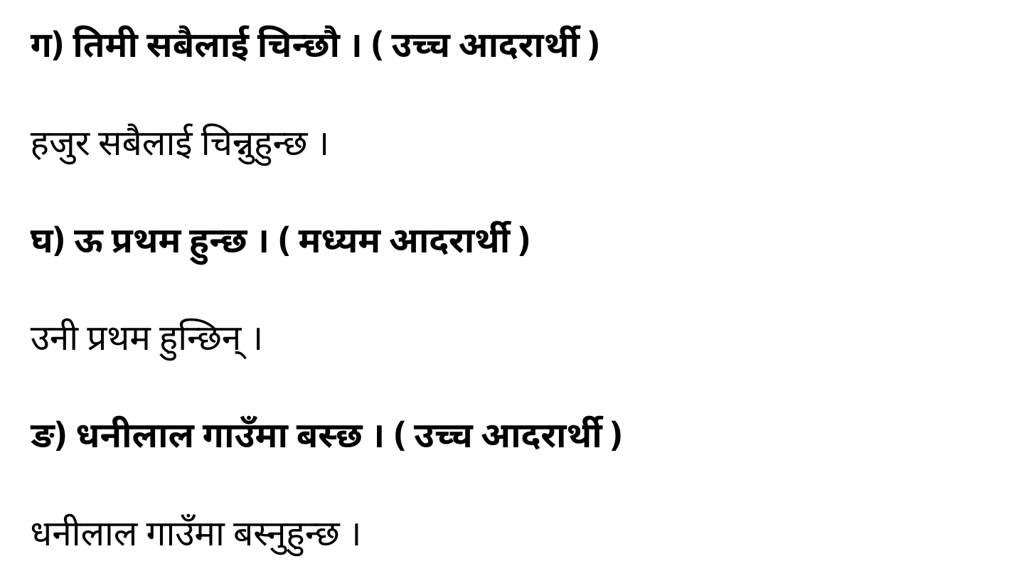 Jalsrot ra Urja Exercise Chapter 12 Class 11 Nepali