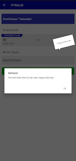 cara transaksi pulsa di PYRALISPAY www.pyralis.id