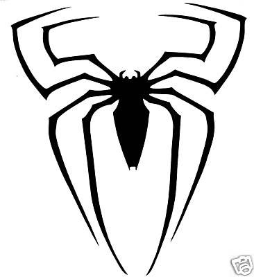 Tribal Art  Spiderman Symbol Design