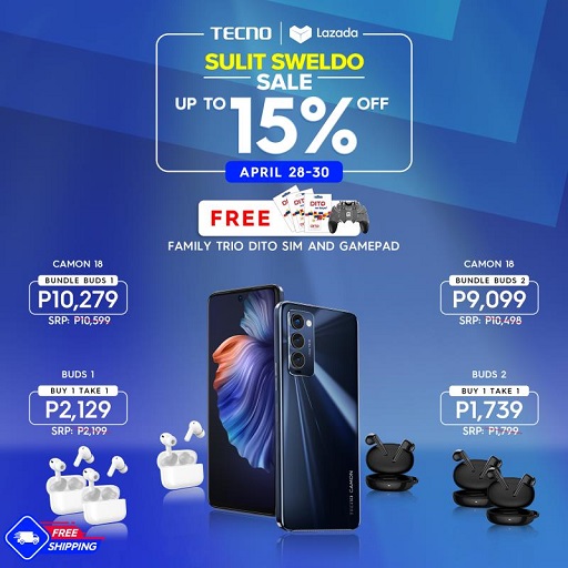 Power All Day With Summerific Payday Offers from TECNO Mobile