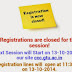 GTU:CCC 4th Phase registration date 13-10-2014