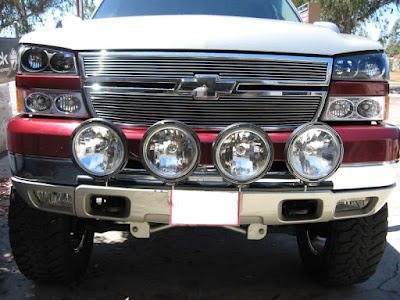 number plate light bar